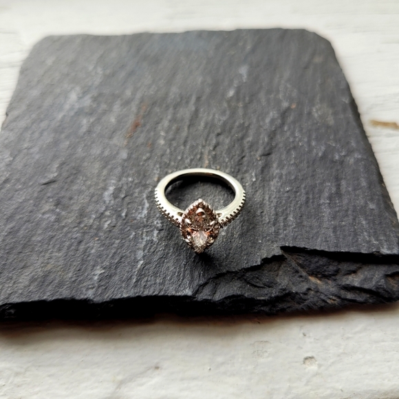 Marquise Diamond Ring D Colour Diamond - Picture 3 of 5